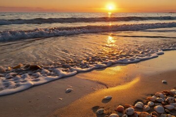 sunset at the beach