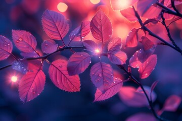 Poster - a close up of leaves. 