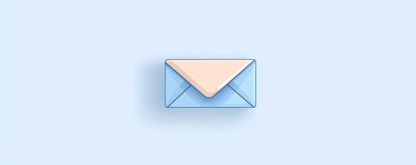 Newsletter signup form, email input on website, flat design illustration