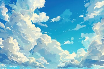 Canvas Print - Beautiful Cloudy Sky