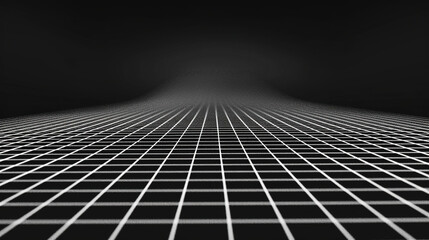 grid thin white line with dark background
