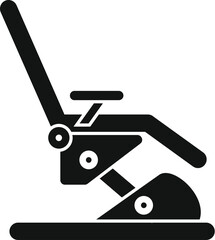 Sticker - This vector icon of a salon chair is perfect for representing hairdressing services