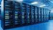 © Narongsag - Modern Server Room Data Center with Blue Lights and Technology
