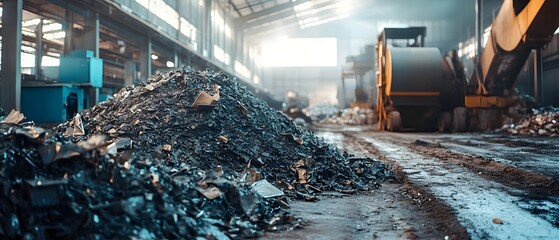 Poster - Efficient Metal Refining Waste Management Visualizing the Process of Handling and Minimizing Byproducts to Reduce Environmental Impact and Promote Sustainable Practices in the Metal Refining Industry