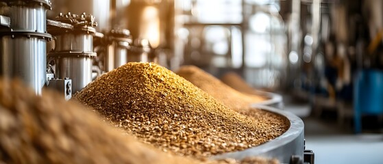 Aufkleber - refined production transformation showcasing the manufacturing process of converting raw materials i
