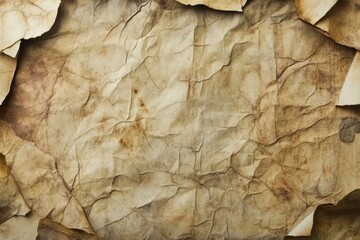 weathered paper background, antique manuscript texture as wallpaper , ai