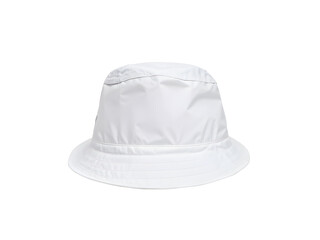 white bucket hat isolated on transparent
