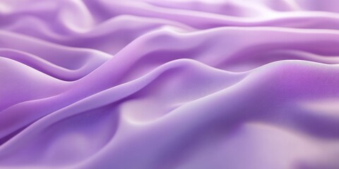 Poster - 3D rendering of a blurred purple fabric background with soft focus and space for design