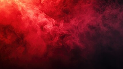 Poster - Red Smoke Background Smoke Texture Atmospheric Smoke Effects Abstract Smoke Wallpaper