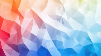 Poster - Geometric Low Polygon Triangle Design Background