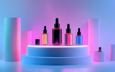 Aufkleber - Luxury Product Display on Podium 3D Render