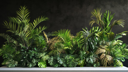 Wall Mural - Tropical Plants Wall.