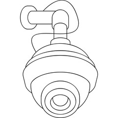 Canvas Print - Cctv Security Icon