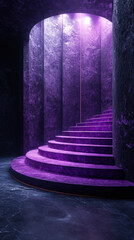 Wall Mural - Purple Stairway.