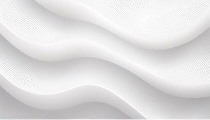 Poster - Abstract white wave background. White wave abstract or rippled water texture background. White silver geometric universal background for business presentation. smooth white background