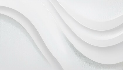 Poster - Abstract white wave background. White wave abstract or rippled water texture background. White silver geometric universal background for business presentation. smooth white background