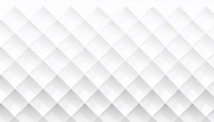 Wall Mural - Abstract. Embossed geometric square white background, light and shadow.Abstract white grey paper square background. Minimal white and gray 3d geometric square pattern design.