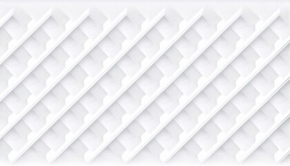 Poster - Abstract. Embossed geometric square white background, light and shadow.Abstract white grey paper square background. Minimal white and gray 3d geometric square pattern design.