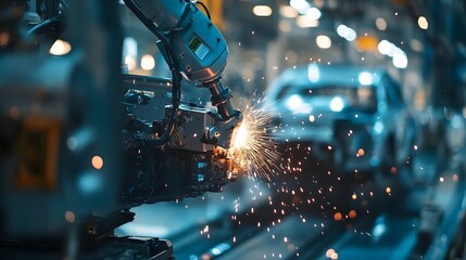 Poster - robotic welding station in a car production line leveraging the power of the internet of things iot 