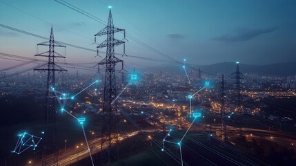 Poster - iot powered devices tracking and analyzing the installation progress of high voltage power poles for