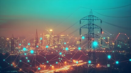 Poster - advanced iot devices working together to coordinate the strategic placement of high voltage power po