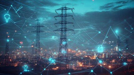 Poster - iot devices integrated with high voltage power poles during installation for improved grid connectiv