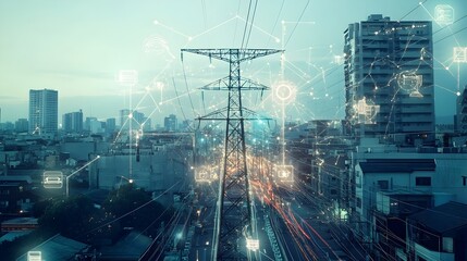 Poster - innovative iot systems optimizing the logistics of high voltage power pole installation for efficien