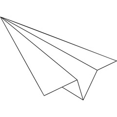 Poster - Origami Plane Icon