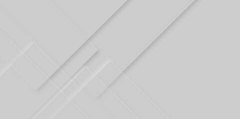 Wall Mural - abstract white rectangle shape geometric line background. abstract seamless modern white and gray co