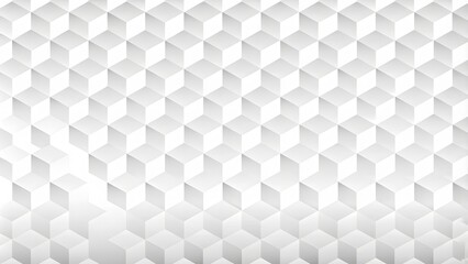 Poster - Abstract. Hexagon white Background. light and shadow. copy space.  Modern Hexagon white abstract Background. 