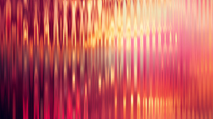 Wall Mural - Abstract wavy light patterns in pink, orange, and yellow with a reflective surface. Background, wallpaper