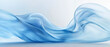 © oksa_studio - Abstract blue flowing fabric on light blue background