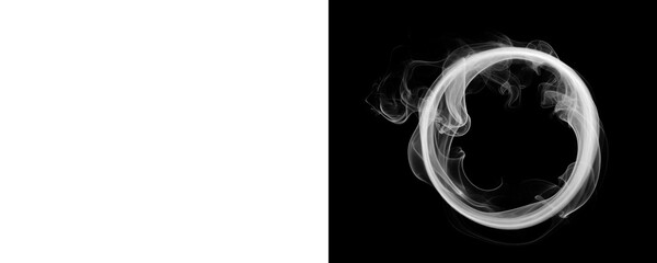 Wall Mural - png abstract smoke ring design