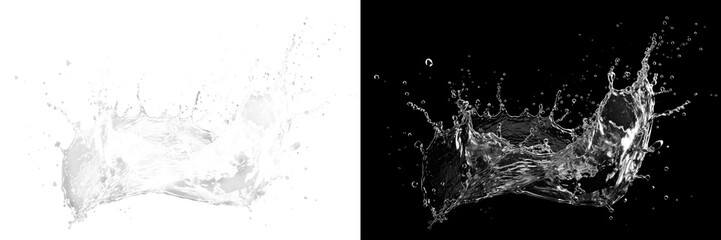 Wall Mural - png dynamic water splash images