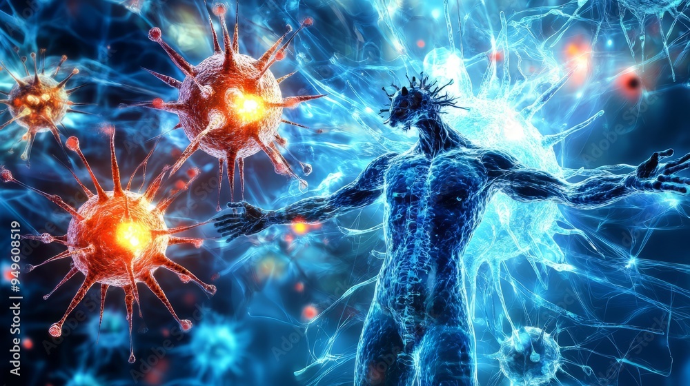 Ilustración de Stock Autoimmune Diseases and Immune System Disorders ...