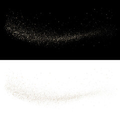 Wall Mural - png abstract particle dust motion
