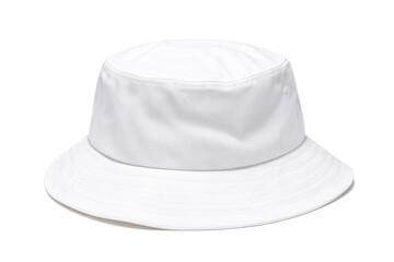 Blank Bucket Hat over a white background mockup