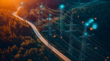 Poster - smart iot hubs facilitating efficient power grid and connectivity during the installation of high vo