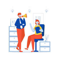 Wall Mural - welcome to our team hr recruitment vector illustration
