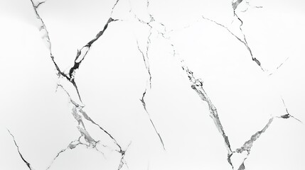 A captivating minimalist close-up of pristine white marble, blending realism with modern freshness through crisp, clean lines for a serene and stylish desktop experience