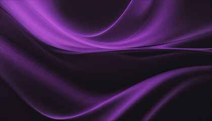 Wall Mural - Purple shiny wavy wallpaper background 4k hd