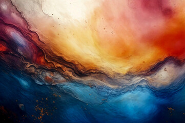 Wall Mural - abstract watercolor background