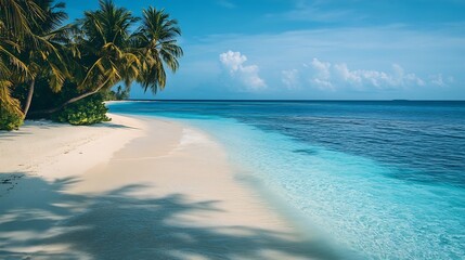 Aufkleber - Maldives Islands Ocean Tropical Beach : Generative AI