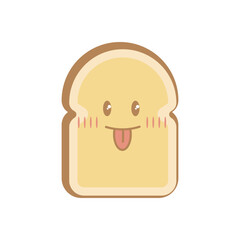 Sticker - Cute Bread Illustration