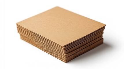 Aufkleber - Placard cardboard isolated on white background : Generative AI