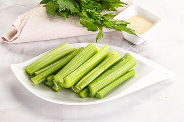 Sticker - Vegan cuisine - dietary celery cticks