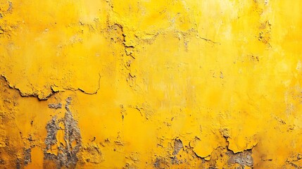 Aufkleber - Abstract yellow background with texture Grunge textures and backgrounds Perfect background with space Vintage Retro Aged Dirt Grain : Generative AI