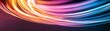 © Monchisa - Swirling rainbow light trails, vibrant abstract art, immersive psychedelic experience, captivating and hypnotic visual journey
