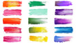 © Rawpixel.com - PNG colorful brush stroke design element set, transparent background