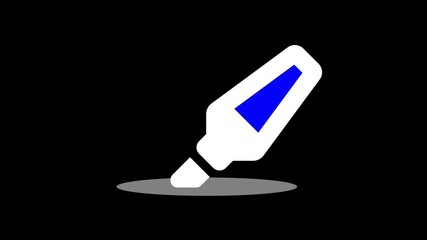 Poster - Pen animation icons designed for digital art platforms and creative tool enhancements .